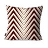 Kit com 4 Capas para Almofadas Decorativas Vinho Geométrico 60x60cm - 4