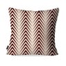 Kit com 4 Capas para Almofadas Decorativas Vinho Geométrico 60x60cm - 2