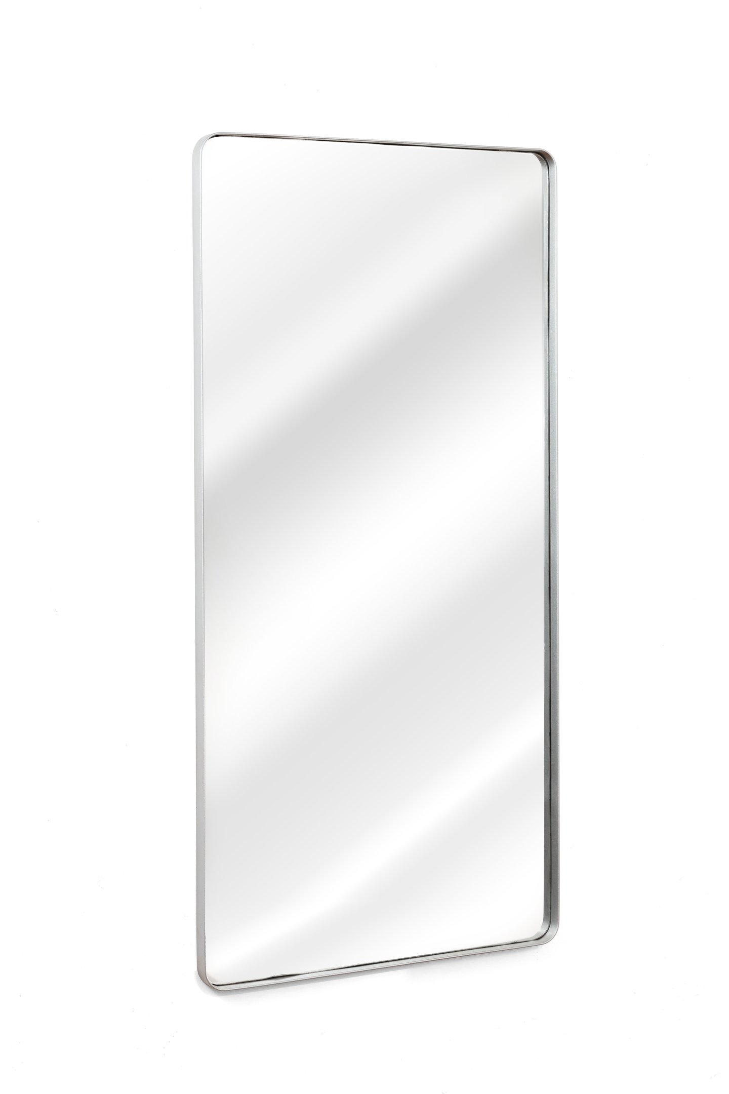 Espelho Grande Retangular Moldura Banheiro Quarto Sala 120x60 Cores:prata - 3