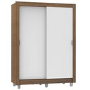 Ver imagem 2 de Guarda Roupa 2 Portas de Correr Branco Rustic dallas Madesa