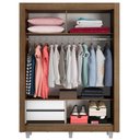 Ver imagem 7 de Guarda Roupa 2 Portas de Correr Branco Rustic dallas Madesa