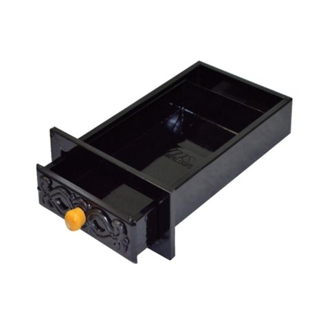 Gaveta Cinzeiro Lareira Chapa Aço Preta Colonial 38x22x6cm Metal Mig 597mtm