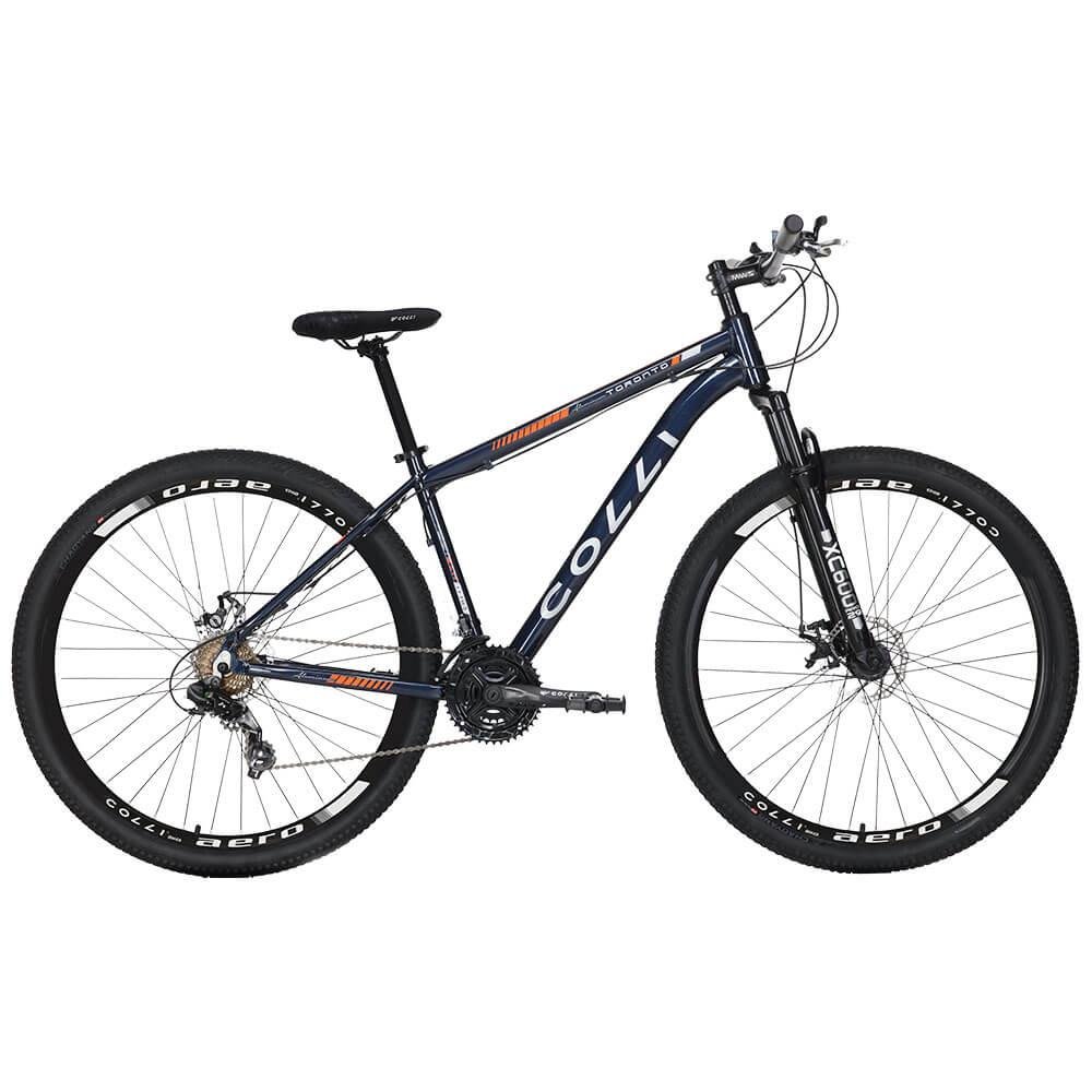 Bicicleta Colli Toronto Aro 29 com Freio Á Disco - Azul Metálico - 1