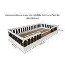 Ver imagem 3 de Cama Infantil Montessoriana Solteiro Sol Ii Preto/Branco