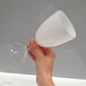 Jogo 6 Taças Água Vinho Pé Transparente Vidro 480ml 20x9x9cm Branco - 2