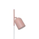 Ver imagem 1 de Luminária Arandela com Tomada Anny 1 Lamp E27 Rosê Fosco - 3106/ar Rsf
