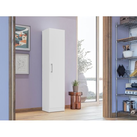 Armário Multiuso Lavanda 3 Prateleiras Branco