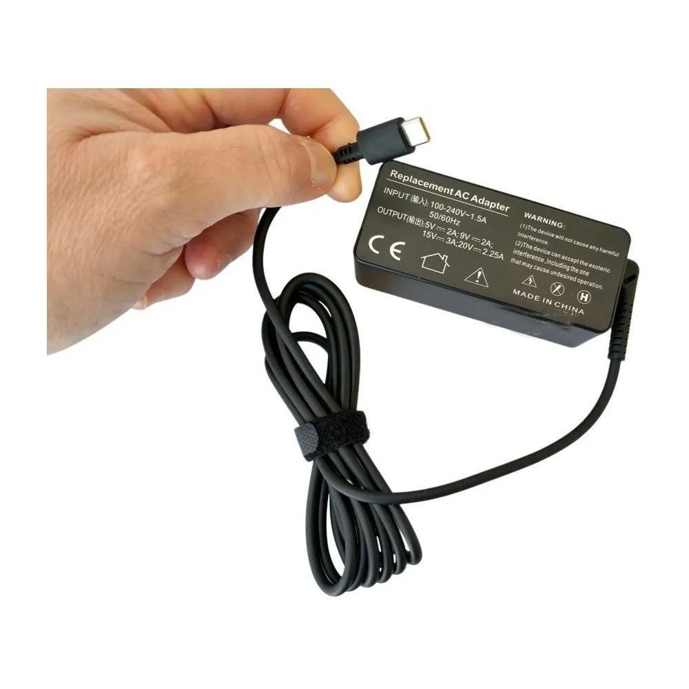 Fonte Tipo C P/ Lenovo Usb-c 20v 2.25a 45w - Nova - 3