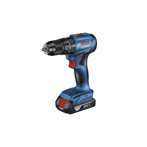 PARAFUSADEIRA BOSCH C/IMPACTO 18V GSB 185LI C/1BAT+MALETA C/23PCS 06019K31E8000