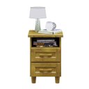 Ver imagem 1 de Mesa de Cabeceira Berlim com 2 Gavetas Madeira Pinus Mel - Cavazotto 1109ml