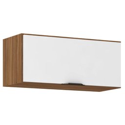Armário Aéreo para Cozinha Firenze 1 Porta Amêndola Branco - Demóbile - 1