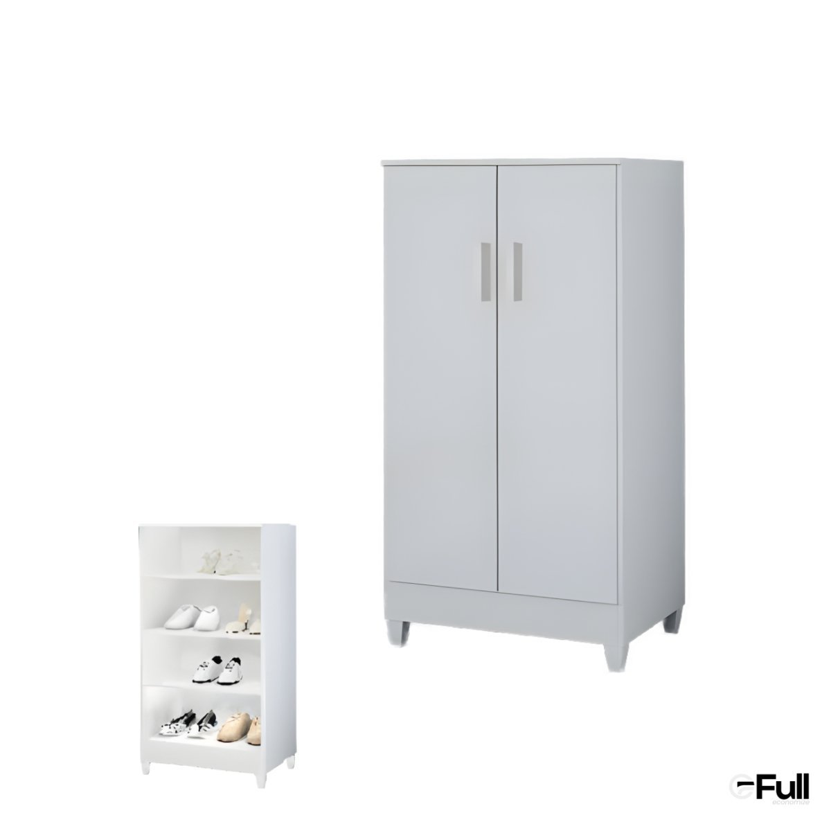 Armário Organizador Sapateira Slim 2 Portas - Cinamomo - 2