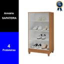 Ver imagem 3 de Armário Organizador Multiuso Sapateira Slim 2 Portas Cinamomo