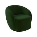 Ver imagem 6 de Conjunto 1 Sofá Living 160cm e 1 Poltrona Decorativa Sala de Estar Íbis Encosto Fixo Veludo Verde G3
