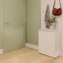 Ver imagem 1 de Sapateira Hall de Entrada Branca de 2 Portas - 10 Pares - Compacta