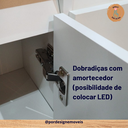 Ver imagem 4 de Sapateira Hall de Entrada Branca de 2 Portas - 10 Pares - Compacta