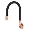 Ver imagem 1 de Torneira Cozinha Gourmet Flexível Rose Black/preto Parede