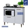 Balcão 2 Portas para Cooktop 4 Bocas Zurique Kaiki Móveis - 5