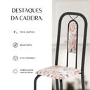Ver mais imagens de Cadeiras para Sala de Jantar 6 Unidades Lívia Preto/Botanic Bege