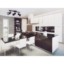 Ver imagem 3 de Luminária de Teto Spot de Sobrepor Trilho Direcionável Octa Design Moderno Quarto Sala 3 lâmpadas E2