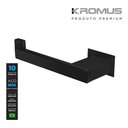 Ver imagem 2 de Papeleira Inox Preto Fosco - Kromus Rt0302eb (lado Esquerdo)