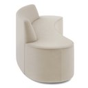 Ver imagem 7 de Sofá Decorativo 4 Lugares 260cm Bélgica Curvo Veludo Creme G15 - Gran Belo