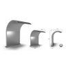 Cascata para Piscina inox Big Wave 70x50cm Acquamais - 5