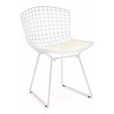 Ver imagem 1 de Cadeira Bertoia Branca com Assento Branco