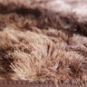 Tapete Felpudo Marrom Mesclado 1,50x2,00 - Pelo Alto Costa Oro - 3