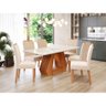 Conjunto Sala de Jantar Ágata com 6 Cadeiras Paola Cimol - 1