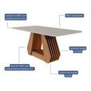 Ver imagem 4 de Conjunto Sala de Jantar Ágata com 6 Cadeiras Paola Cimol