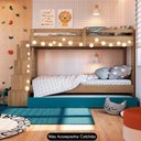 Ver imagem 5 de Treliche Infantil com Escada e Nichos Infix C06 Aveiro-azul - Mpozenato