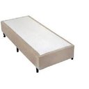 Ver imagem 1 de Cama (Box Solteiro+Colchão D33) 88x188x17 Suede Bege
