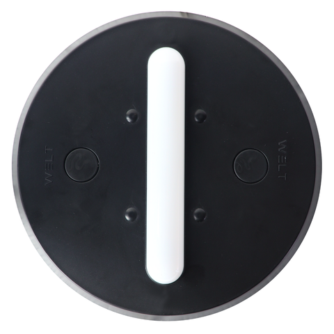 Ecolight Luminária Econômica - Base Preta Branco - 220v