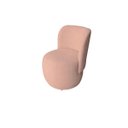 Ver imagem 7 de Kit 02 Poltrona Orgânica Bia Bouclé Decorativa Design Redondo Sala de Estar Escritorio Recepção Mini