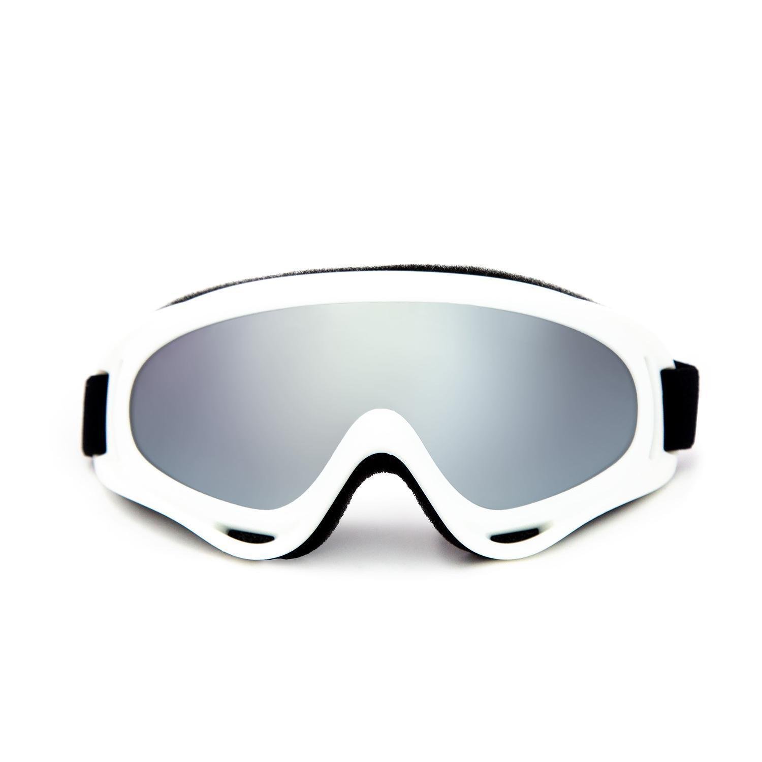 Óculos Snowboard Branco Enduro com Lente Espelhada Jet Ski - 1