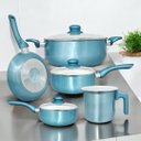 Ver imagem 1 de Jogo de Panelas Antiaderente Revestimento Cerâmico Genebra