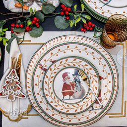 Conjunto 6 Pratos para Sobremesa Ho Ho Ho - Alleanza - 2 Conjunto 6 Pratos para Sobremesa Ho Ho Ho - Alleanza - 2