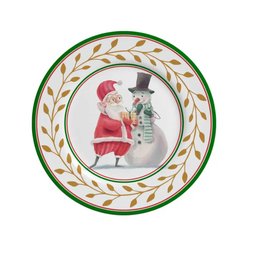 Conjunto 6 Pratos para Sobremesa Ho Ho Ho - Alleanza - 1 Conjunto 6 Pratos para Sobremesa Ho Ho Ho - Alleanza - 1