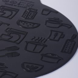 Conjunto Almofada De Silicone Para Fogão De Indução Magnético VEM 4 Peças Preto - 1