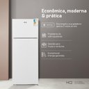 Ver imagem 4 de Geladeira Refrigerador Hq Defrost 230 Litros Branco Hq-230rdf 110v