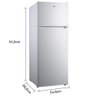Geladeira Refrigerador Hq Defrost 230 Litros Branco Hq-230rdf 110v - 6