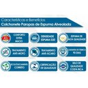 Ver imagem 2 de Colchonete Casal D20 Casca de Ovo Anti Stress (126x186x5) - Paropas