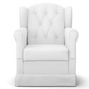 Ver imagem 6 de Poltrona de Amamentação Balanço Letícia Sintético Branco - Phoenix Phoenix Baby