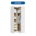 Ver imagem 5 de Módulo de Canto Reto 2 Portas Infinity Branco/Line/Blush