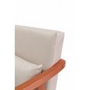 Ver imagem 4 de Kit Poltrona Aurora Corino C/ Almofada Decorativa:bege