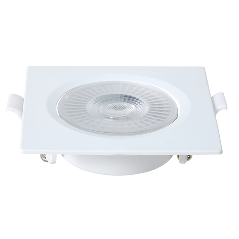 Spot Led Embutir Quadrado 8w 3000k – Branco Blumenau