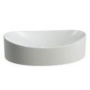 Ver imagem 5 de Cuba Pia para Banheiro Oval Canoa 46cm Tânia C08 Bege - Mpozenato