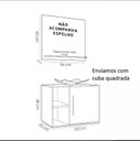 Ver imagem 2 de Conjunto de Banheiro Completo – Balcão, Painel e Cuba - Carvalho/branco