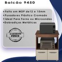 Ver imagem 3 de Balcao Multiuso Com Nicho 75cm 9450 Savana Off White Mobbs